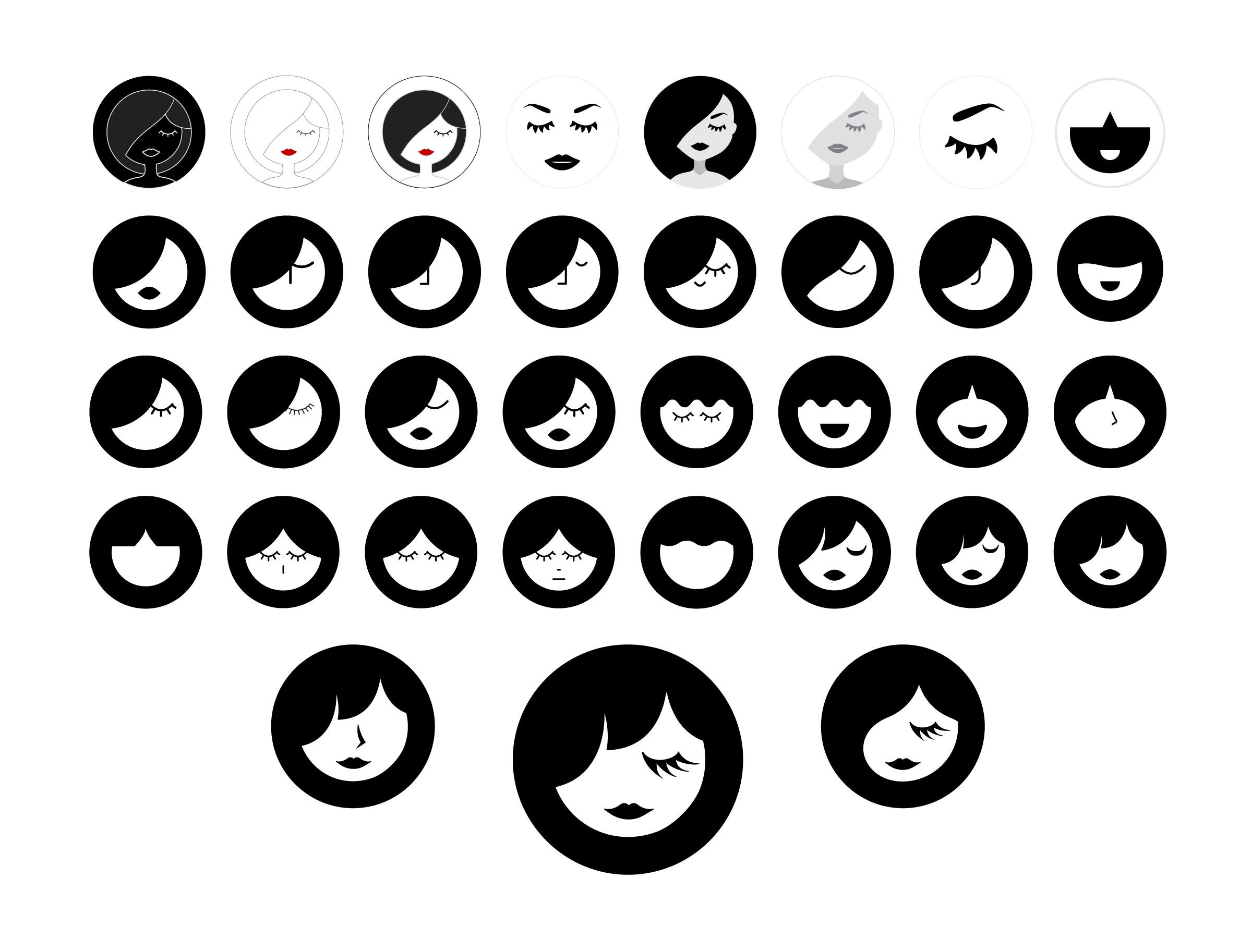 Sephora default avatar design process